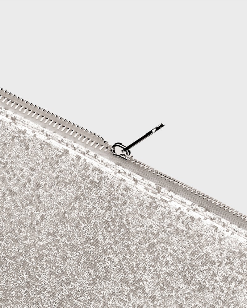 Glitter Silver Laptop Case 14"