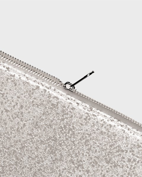 Glitter Silver Laptop Case 14"