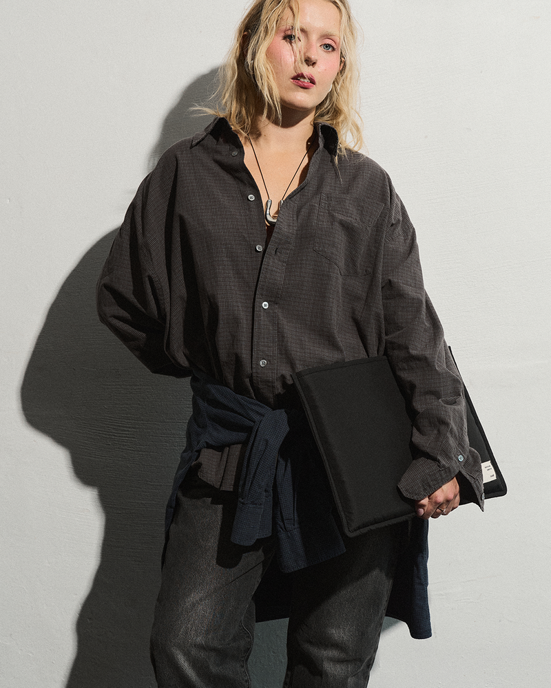 Black Nylon Laptop Case 14"