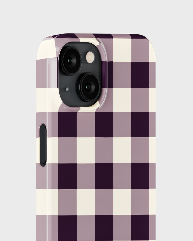 Phone Case Printed Midnatt Check iPhone 13