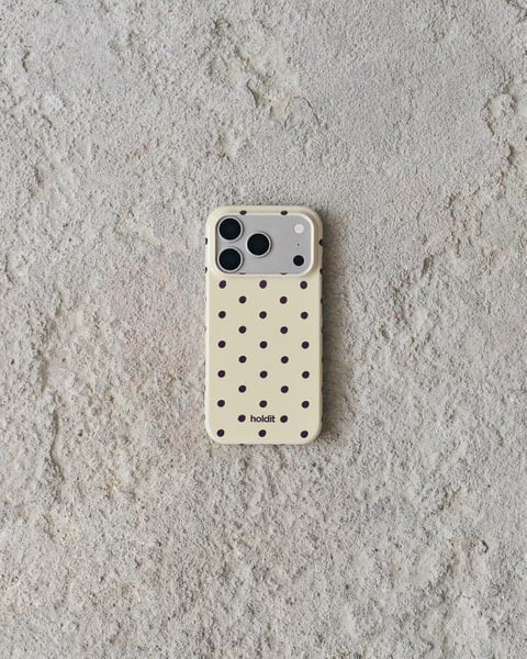 Phone Case Printed Butter Yellow Dot iPhone 14