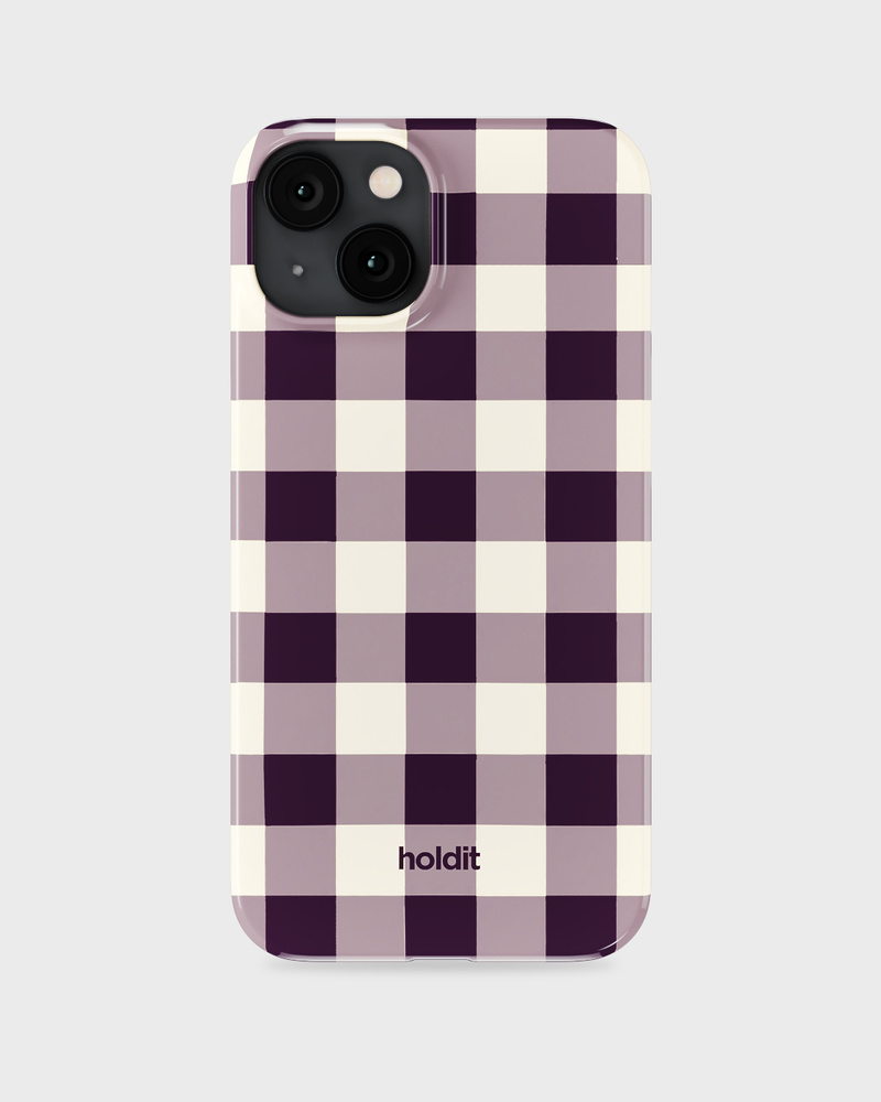 Phone Case Printed Midnatt Check iPhone 14