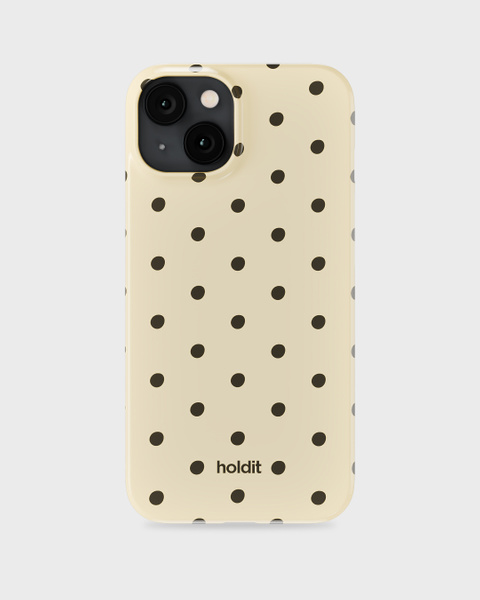 Phone Case Printed Butter Yellow Dot iPhone 14