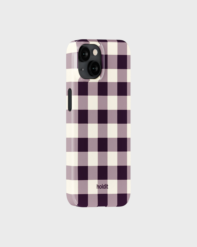 Phone Case Printed Midnatt Check iPhone 14
