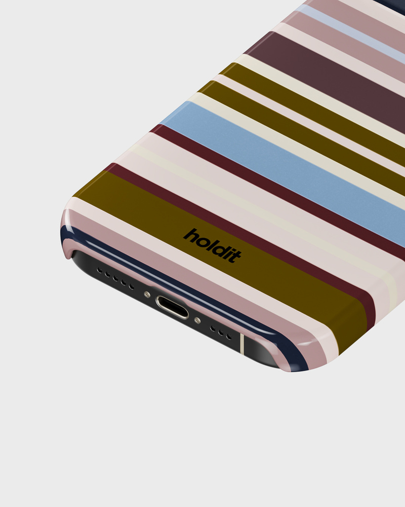 Phone Case Printed Retro Stripe iPhone 15 Pro