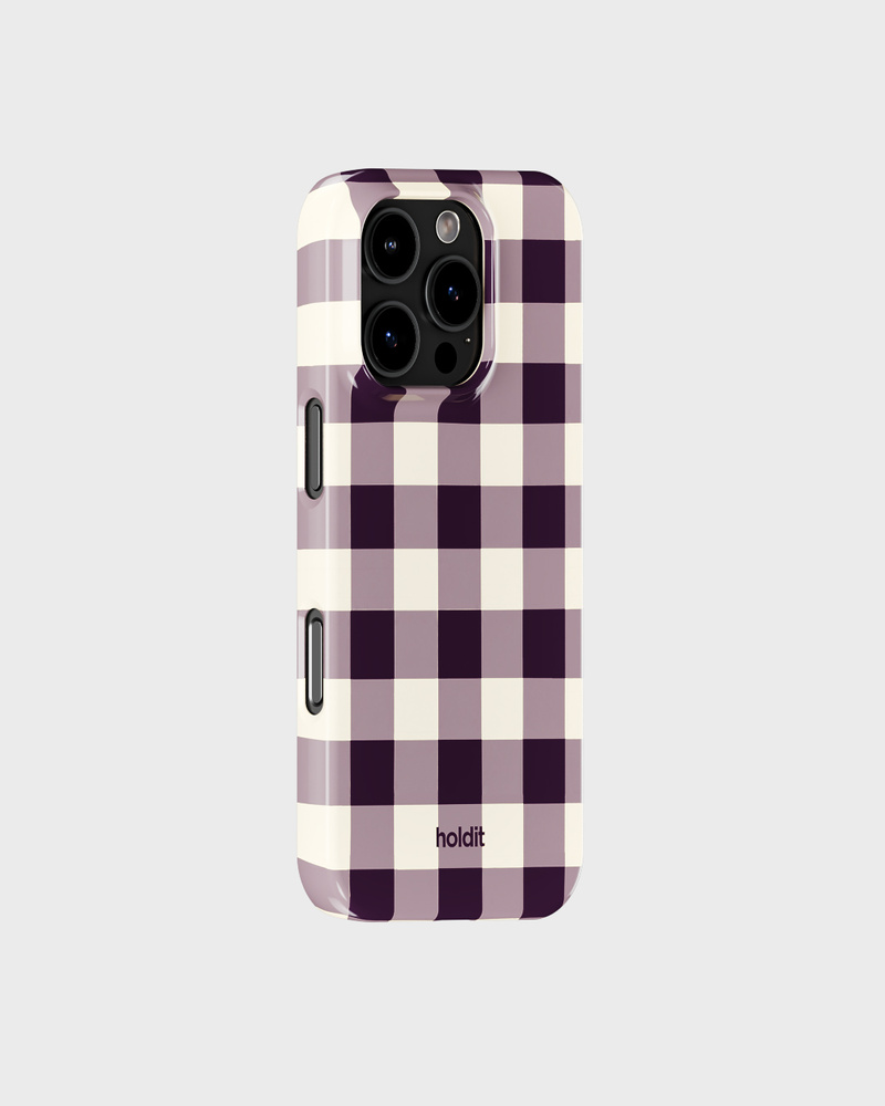 Phone Case Printed Midnatt Check iPhone 15 Pro