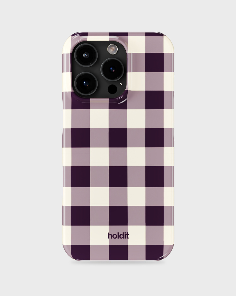 Phone Case Printed Midnatt Check iPhone 16 Pro