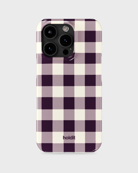 Phone Case Printed Midnatt Check iPhone 16 Pro