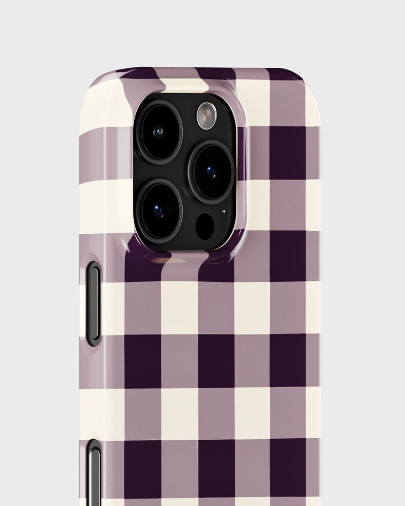 Phone Case Printed Midnatt Check iPhone 16 Pro Max