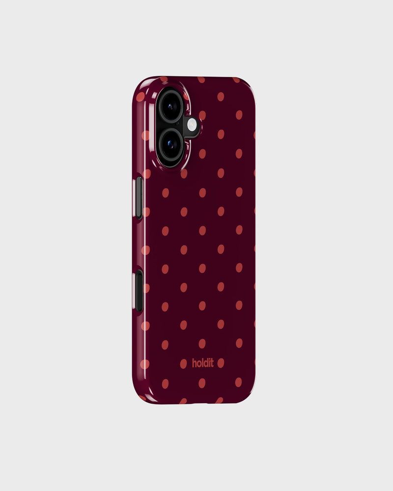 Phone Case Printed Bordeaux Dot iPhone 17