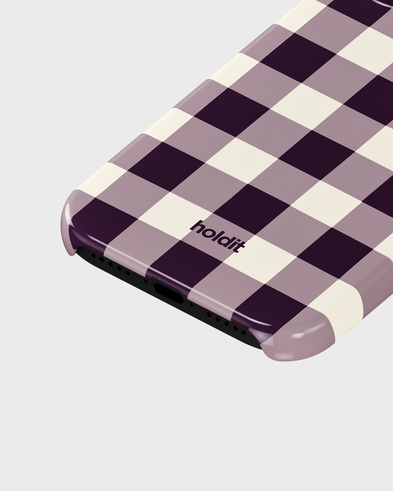 Phone Case Printed Midnatt Check iPhone 17