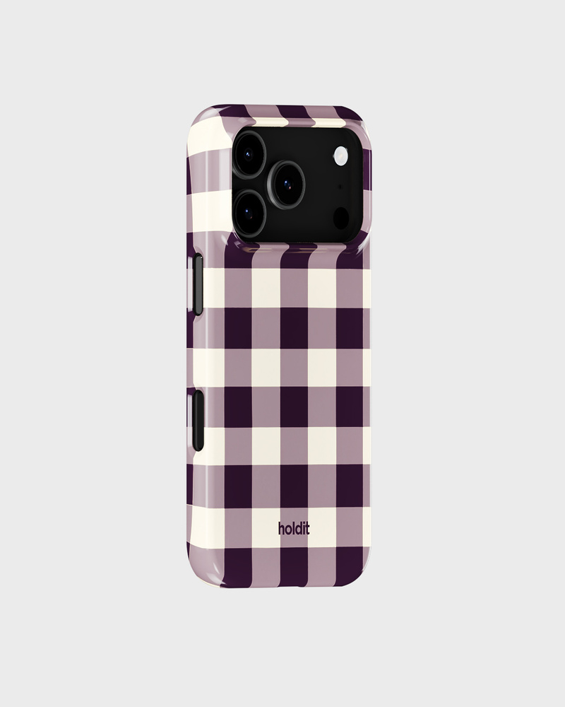 Phone Case Printed Midnatt Check iPhone 18 Pro