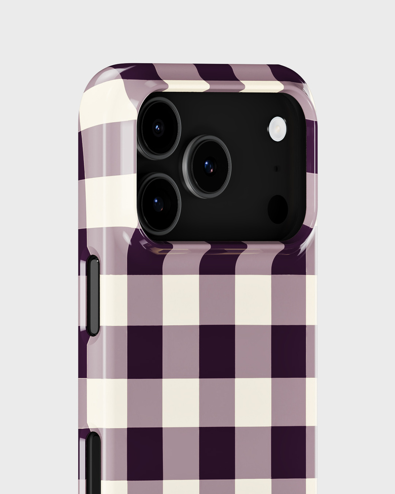 Phone Case Printed Midnatt Check iPhone 18 Pro