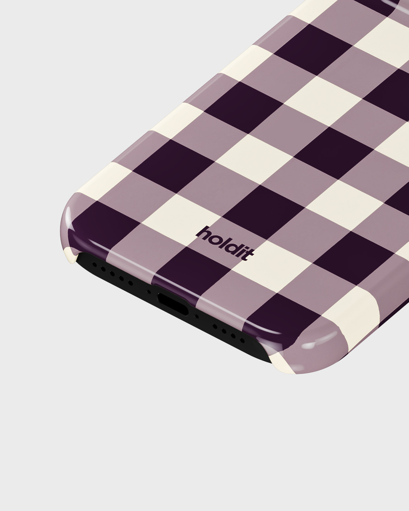 Phone Case Printed Midnatt Check iPhone 18 Pro