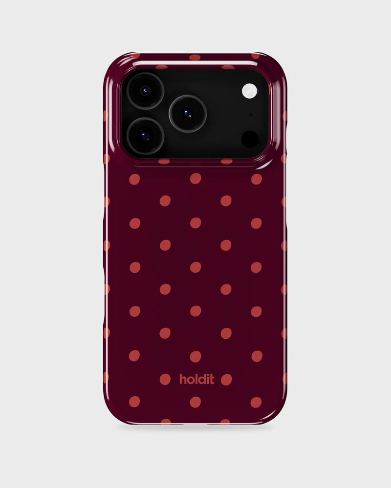 Phone Case Printed Bordeaux Dot iPhone 18 Pro
