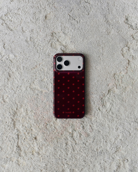 Phone Case Printed Bordeaux Dot iPhone 18 Pro