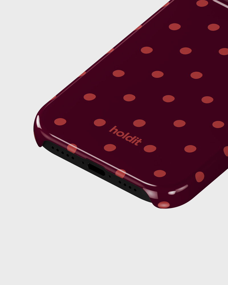 Phone Case Printed Bordeaux Dot iPhone 18 Pro