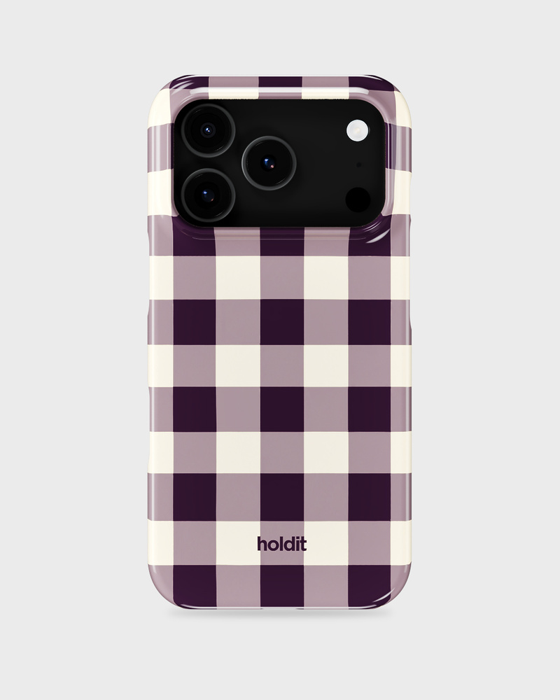 Phone Case Printed Midnatt Check iPhone 18 Pro