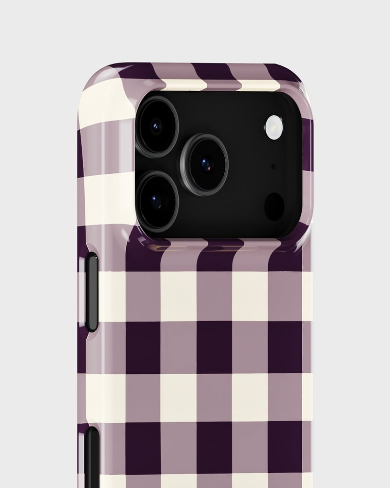 Phone Case Printed Midnatt Check iPhone 17 Pro Max