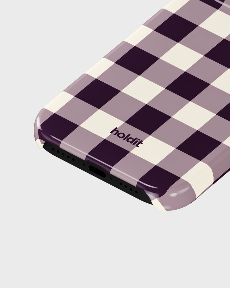 Phone Case Printed Midnatt Check iPhone 17 Pro Max