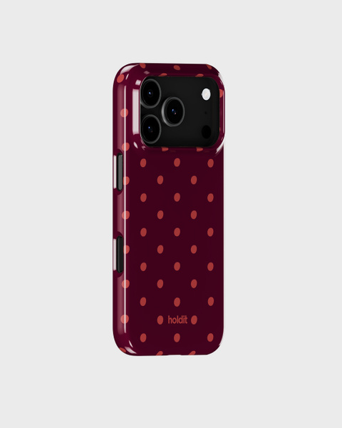 Phone Case Printed Bordeaux Dot iPhone 17 Pro Max