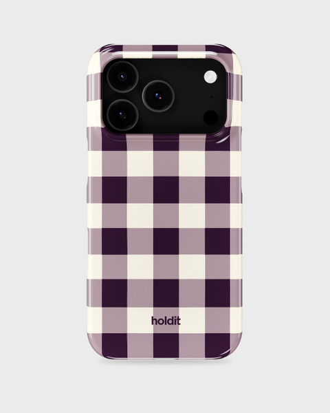 Phone Case Printed Midnatt Check iPhone 18 Pro Max