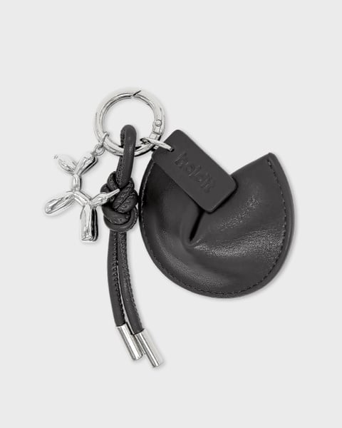 Fortune Cookie Charm Charcoal One Size
