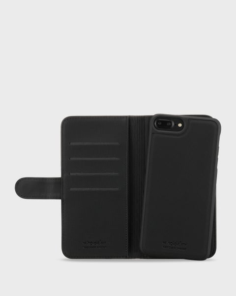 Wallet Case Magnet Black iPhone 8 Plus