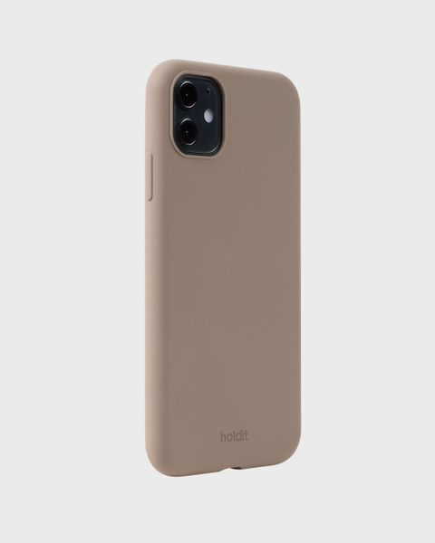 Phone Case Silicone Mocha Brown iPhone 11