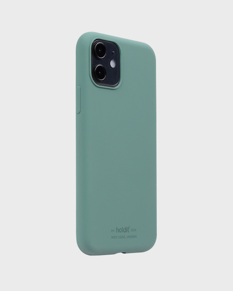 Phone Case Silicone Moss Green iPhone 11