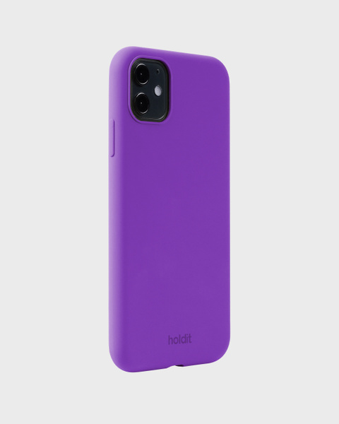 Phone Case Silicone Bright Purple iPhone 11