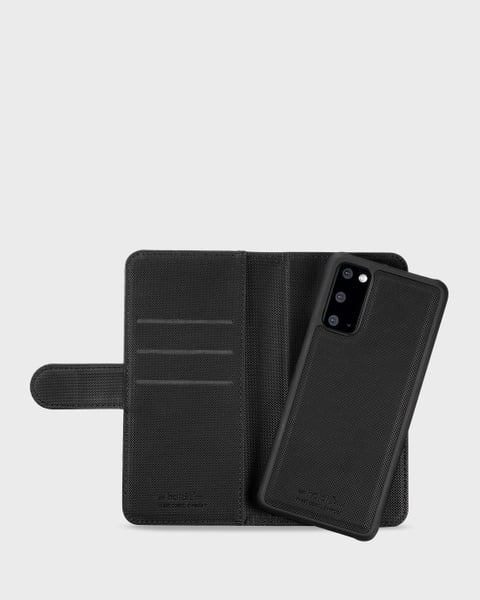 Wallet case magnet black Galaxy S20
