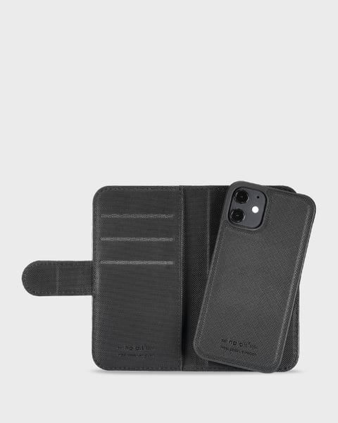 Wallet Case Magnet Black iPhone 12 Mini