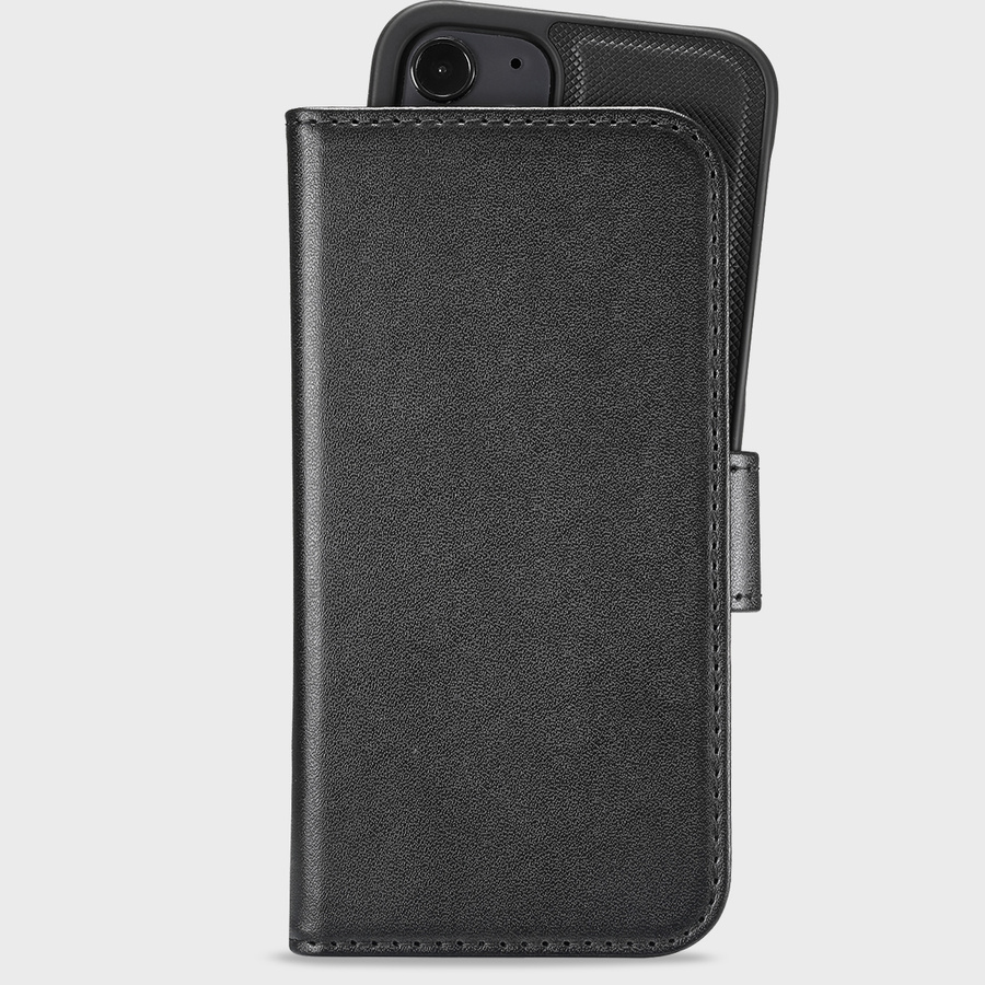 Holdit - Funda con tarjetero 2en1 iPhone 12 Mini Negro