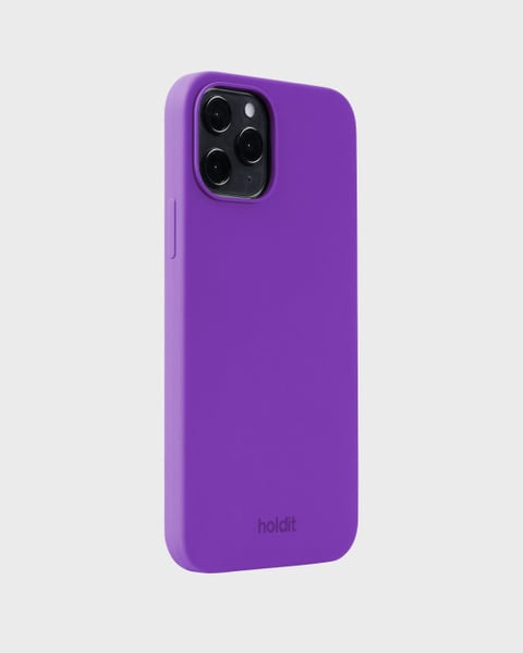 Phone Case Silicone Bright Purple iPhone 12