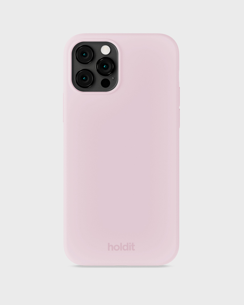 Phone Case Silicone Pale Pink iPhone 12