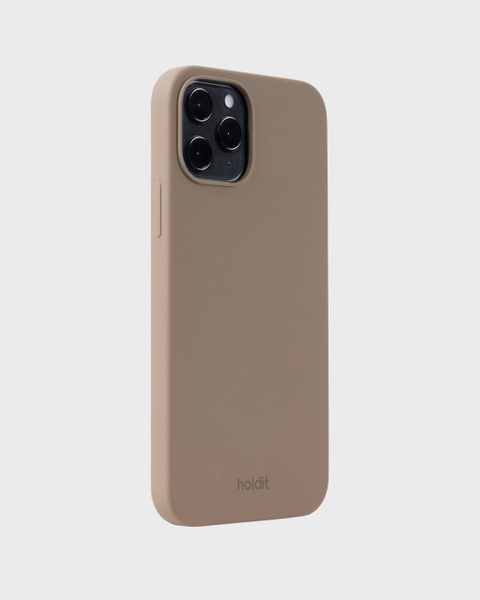 Phone Case Silicone Mocha Brown iPhone 12 Pro