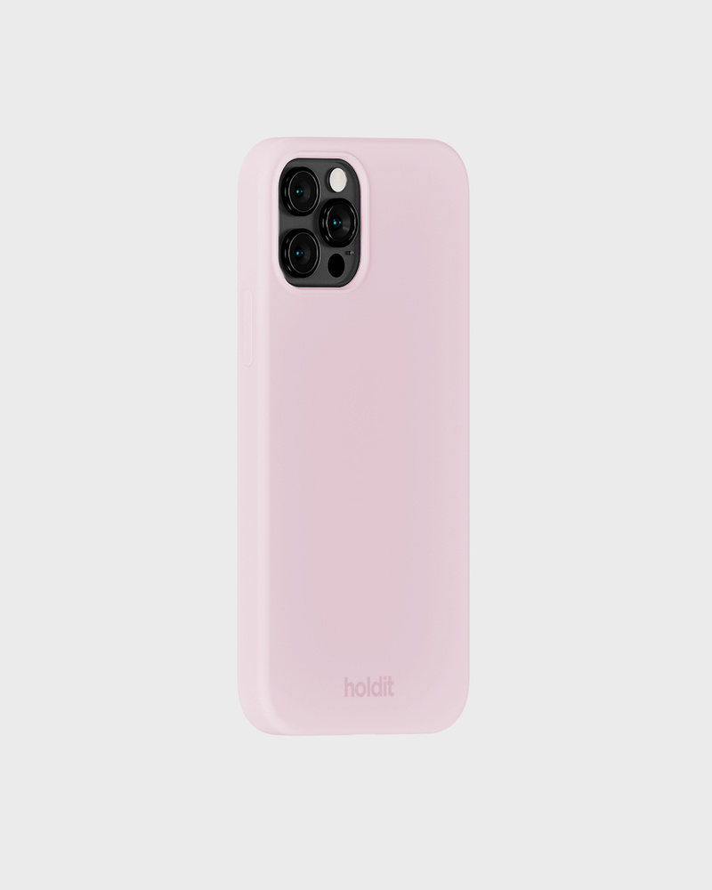Phone Case Silicone Pale Pink iPhone 12