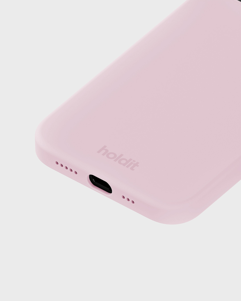 Phone Case Silicone Pale Pink iPhone 12