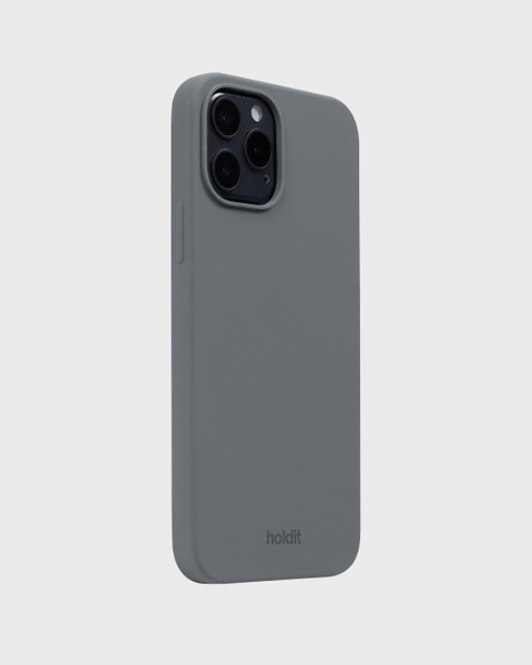 Phone Case Silicone Space Gray iPhone 12