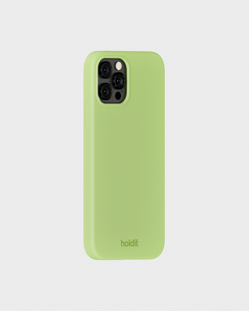 Phone Case Silicone Matcha Green iPhone 12