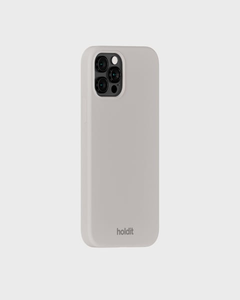 Phone Case Silicone Wool Gray iPhone 12