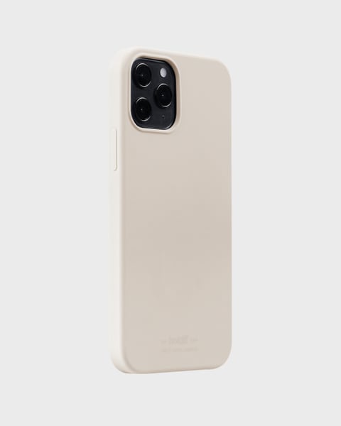 Phone Case Silicone Light Beige iPhone 12 Pro