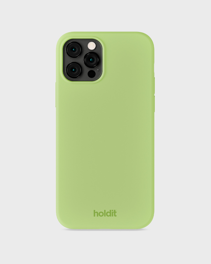 Phone Case Silicone Matcha Green iPhone 12