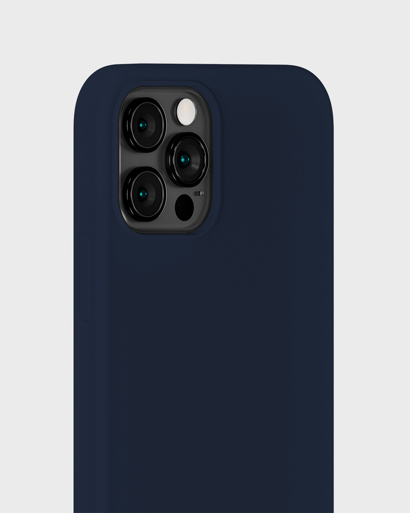 Phone Case Silicone Midnight Blue iPhone 12 Pro