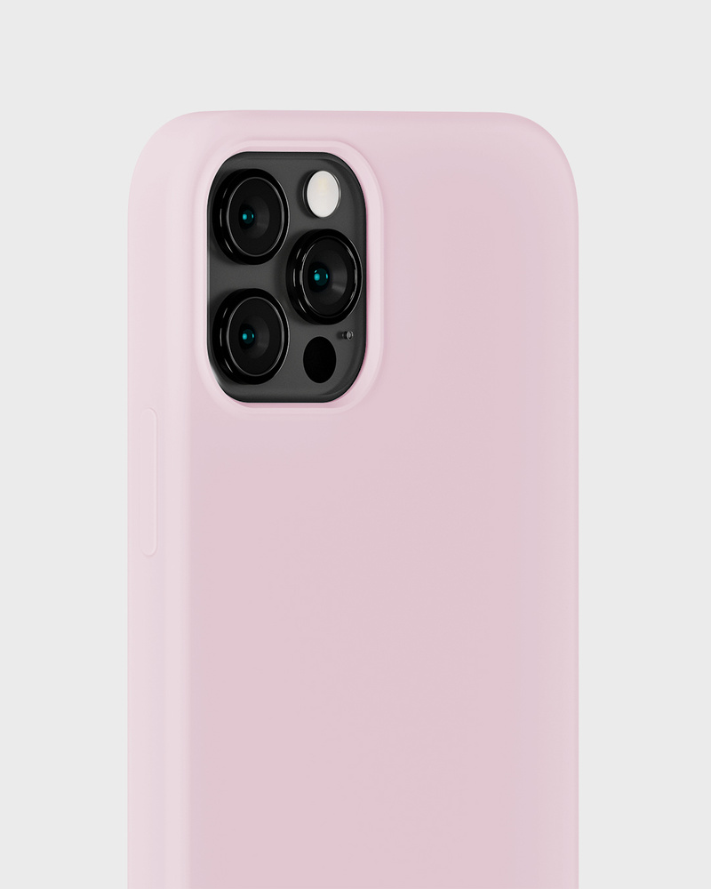 Phone Case Silicone Pale Pink iPhone 12