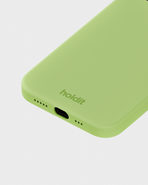 Phone Case Silicone Matcha Green iPhone 12