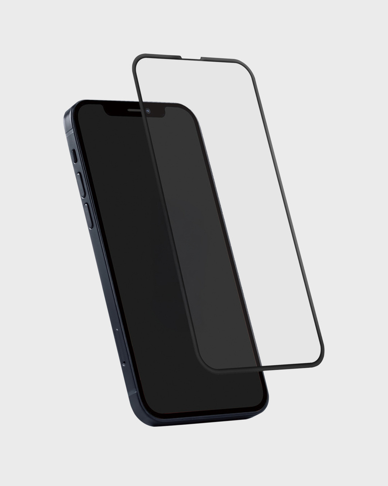 Tempered Glass Full Cover Black Frame iPhone 16 Pro Max