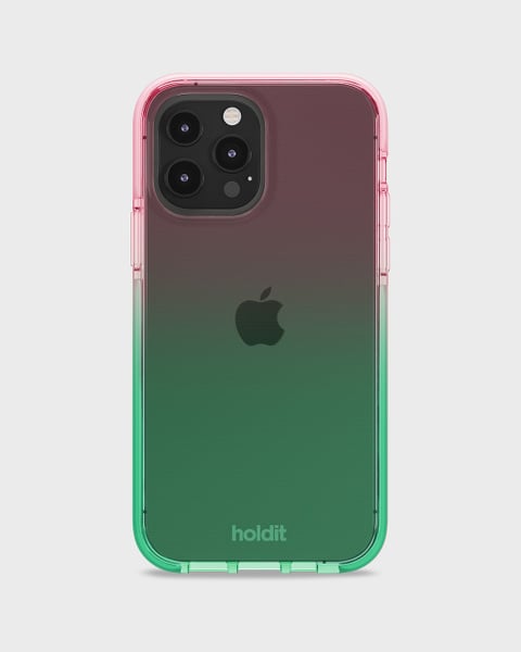 Phone case Seethru Gradient Grass Green/Bright Pink iPhone 13 Pro