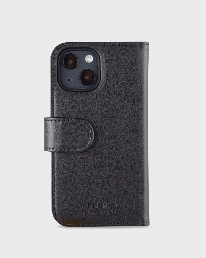 Wallet Case Magnet Black iPhone 13 Mini